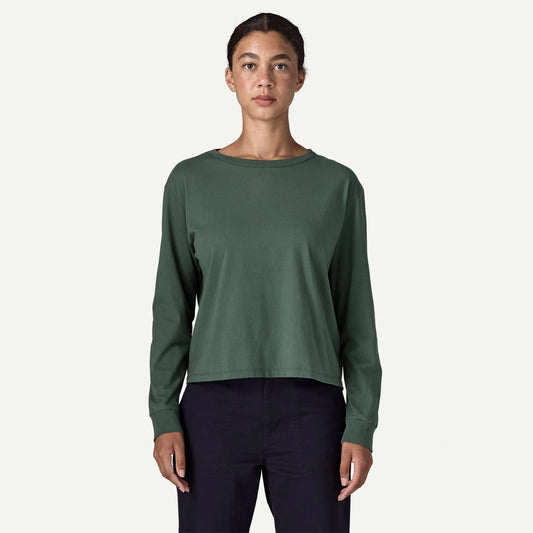Women's Long-Sleeved Daily Easy-Cut T-Shirt - US 3912