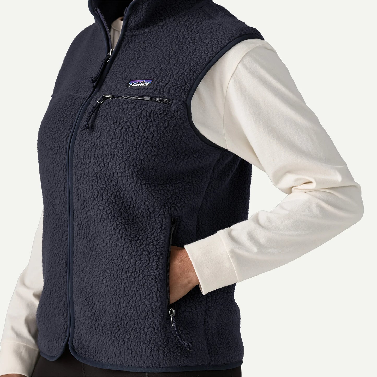 Women's Retro Pile Fleece Vest - US 3264