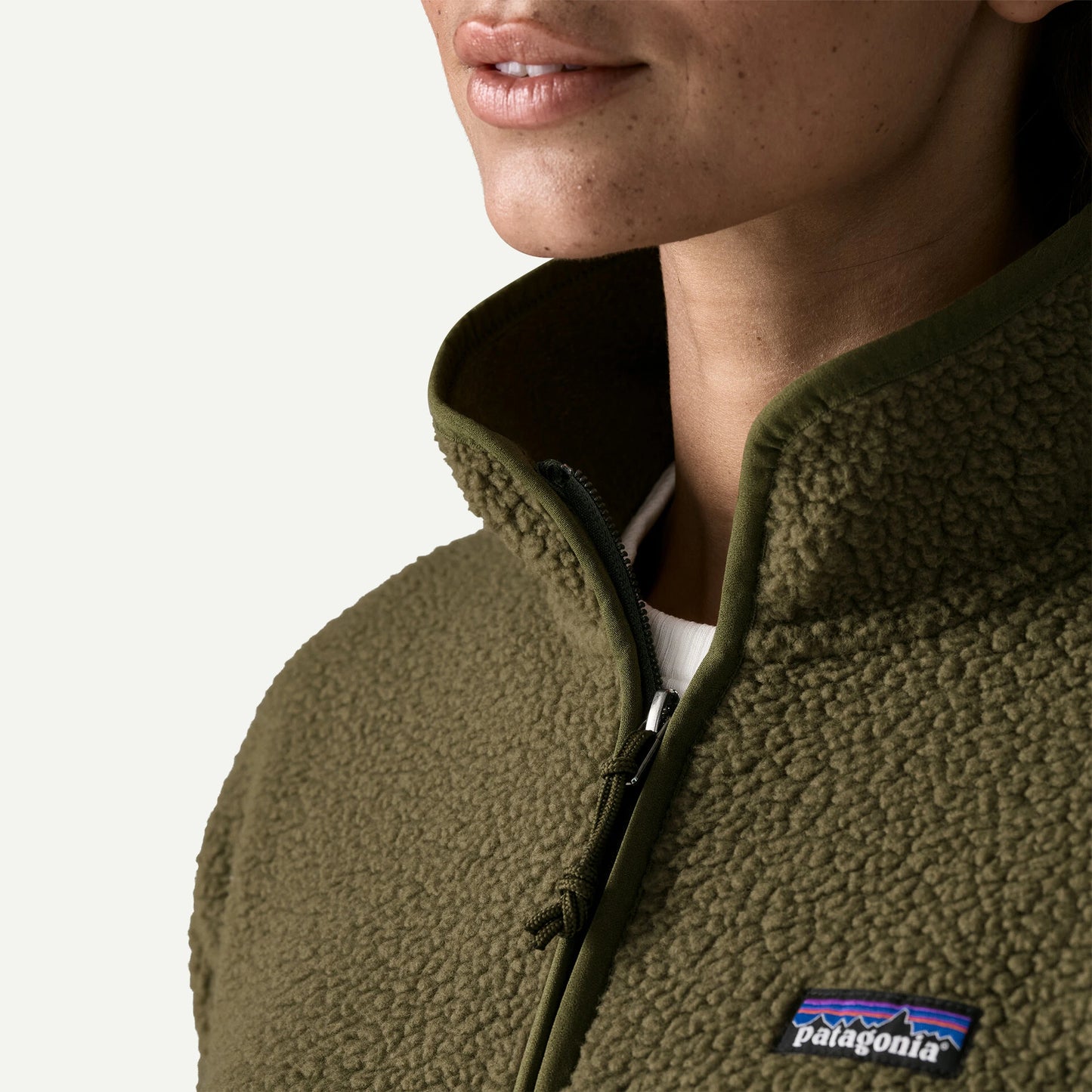 Women's Retro Pile Marsupial Fleece Pullover - US 8649