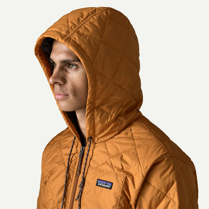 Men's Diamond Quilted Bomber Hoody - US 8691