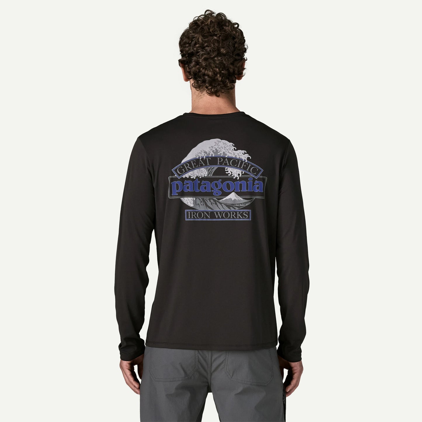 Men's Long-Sleeved Capilene® Cool Daily Shirt - Great Waves - US 5296