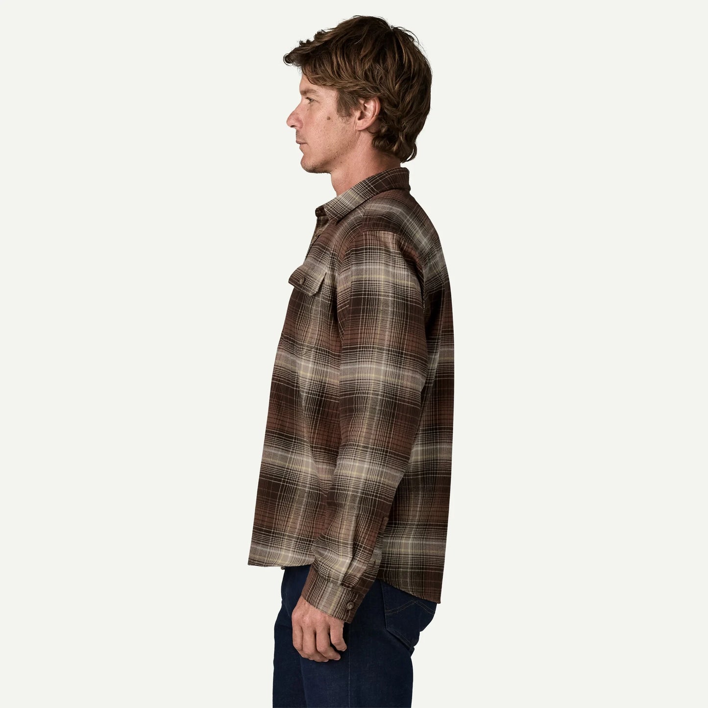 Men's Long-Sleeved Lightweight Fjord Flannel Shirt - US 6928