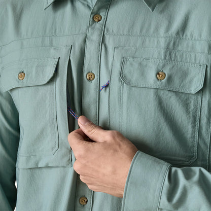 Men's Long-Sleeved Self-Guided Sun Shirt - US 8565