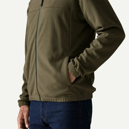 Men's Textured Fleece Jacket - US 6706