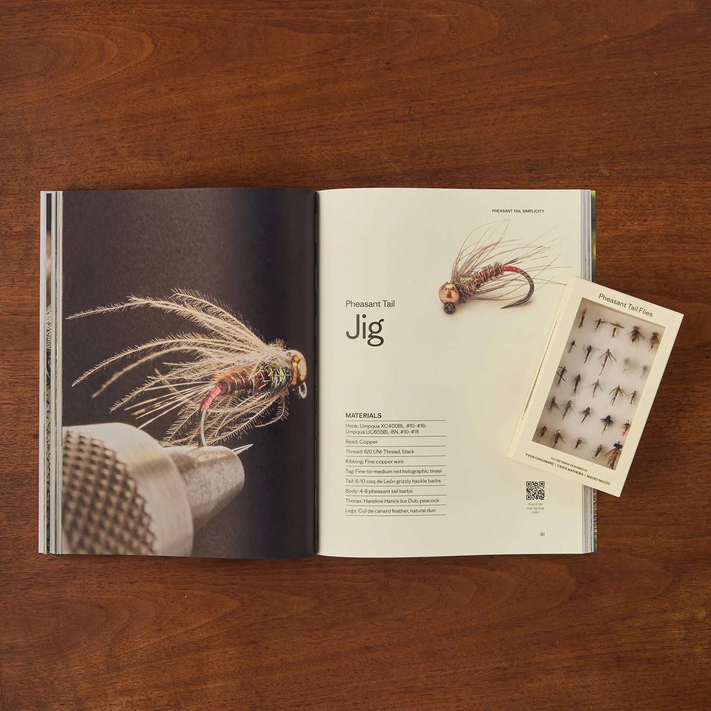 "Pheasant Tail Simplicity: Recipes and Techniques for Successful Fly Fishing" (by Yvon Chouinard, Craig Mathews, and Mauro Mazzo) - US 5664