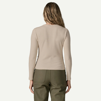 Women's Long-Sleeved Rib-Knit Top - US 6320