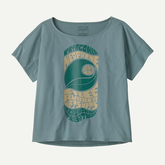 Women's Pass It Around Relaxed Drop-Sleeve Organic T-Shirt - US 6793