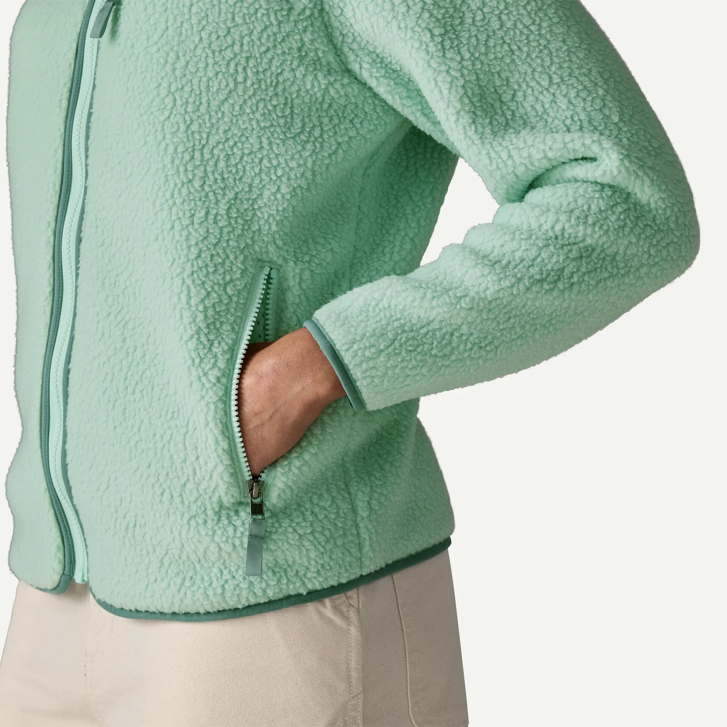Women's Retro Pile Fleece Jacket - US 8341