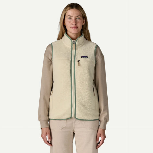 Women's Retro Pile Fleece Vest - US 5810