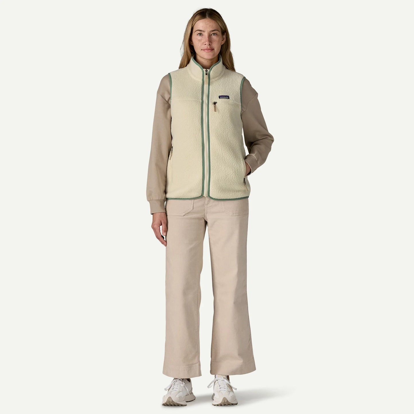 Women's Retro Pile Fleece Vest - US 1950