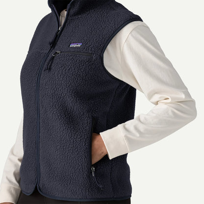 Women's Retro Pile Fleece Vest - US 3264
