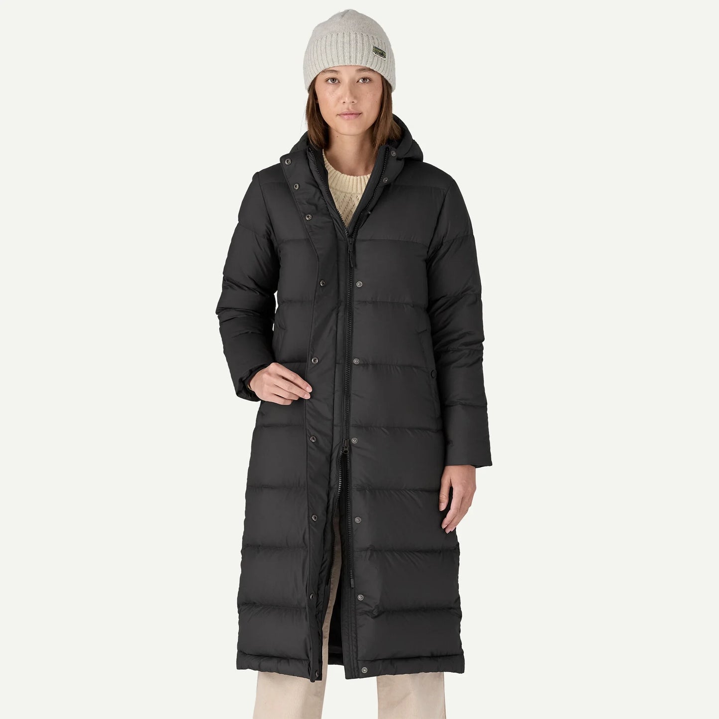 Women's Silent Down Long Parka - US 4607