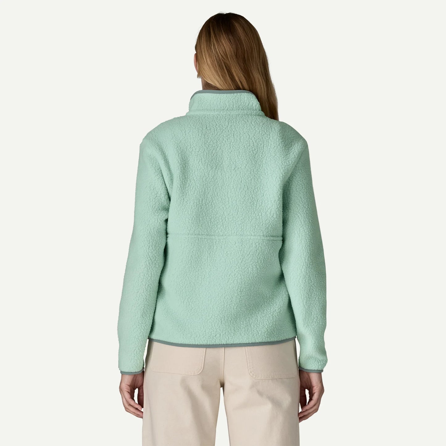 Women's Retro Pile Fleece Marsupial Pullover - US 2056
