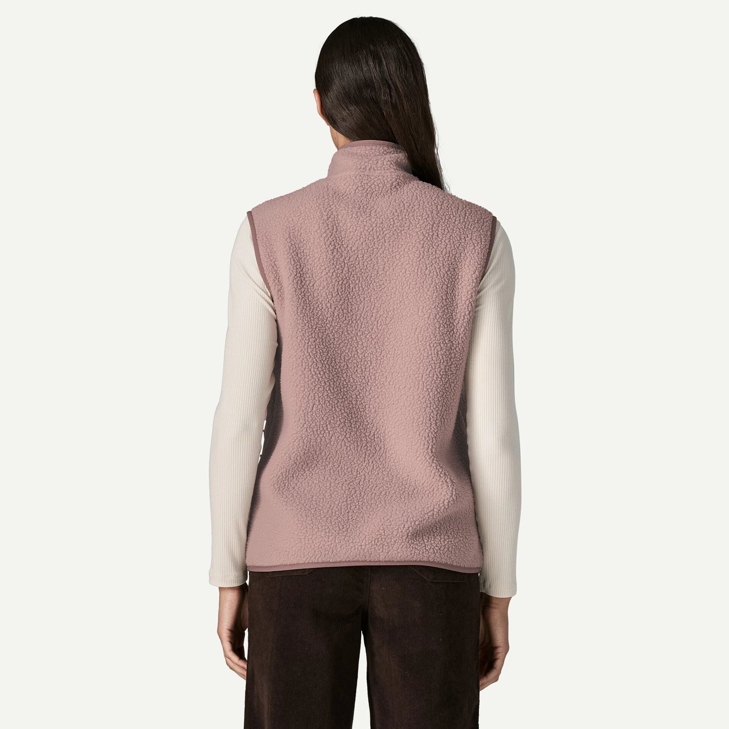 Women's Retro Pile Fleece Vest - US 2464