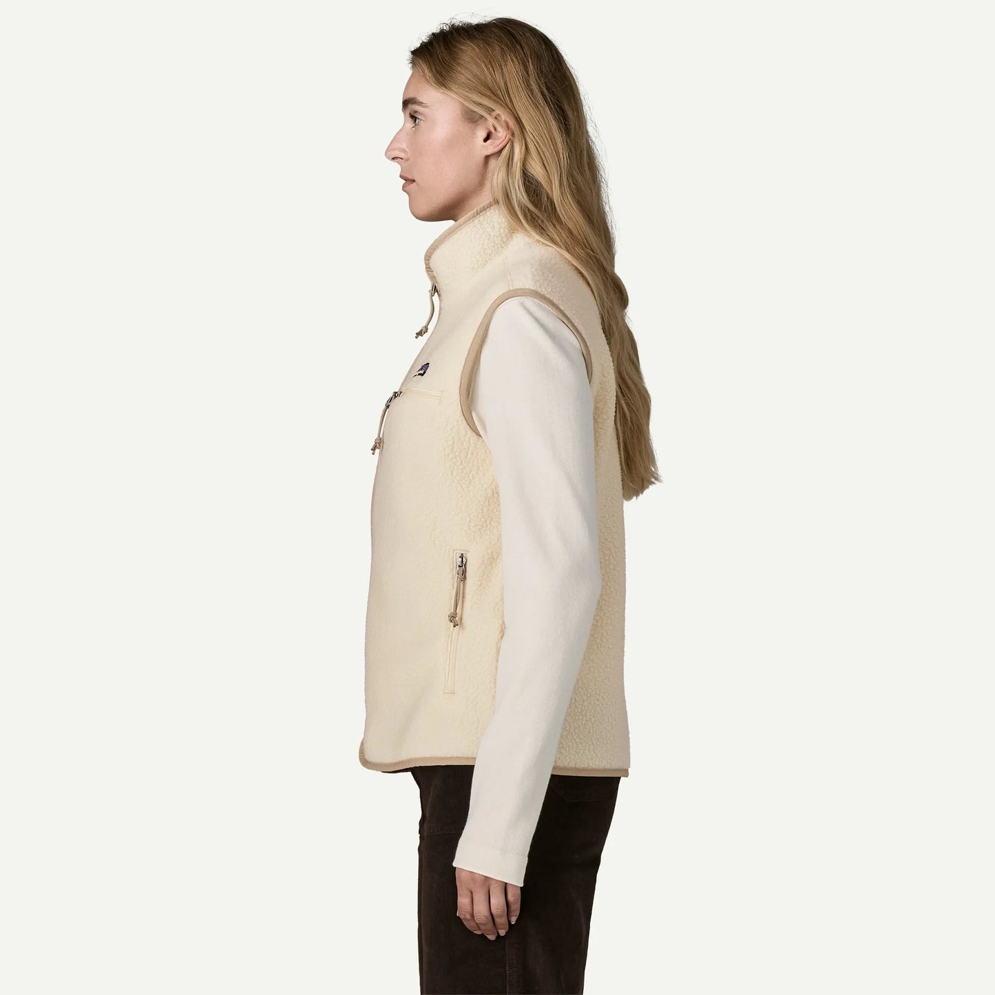 Women's Retro Pile Fleece Vest - US 2877
