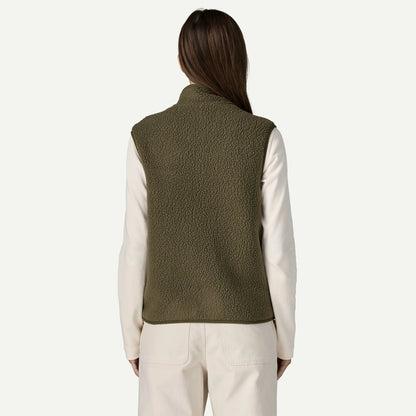 Women's Retro Pile Fleece Vest - US 7378