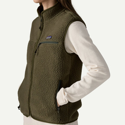 Women's Retro Pile Fleece Vest - US 7378