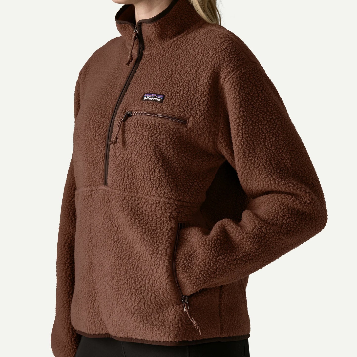 Women's Retro Pile Marsupial Fleece Pullover - US 7741