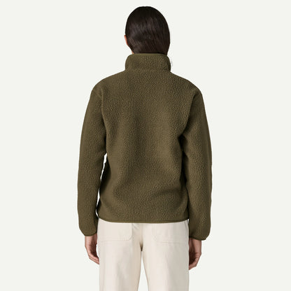 Women's Retro Pile Marsupial Fleece Pullover - US 8649