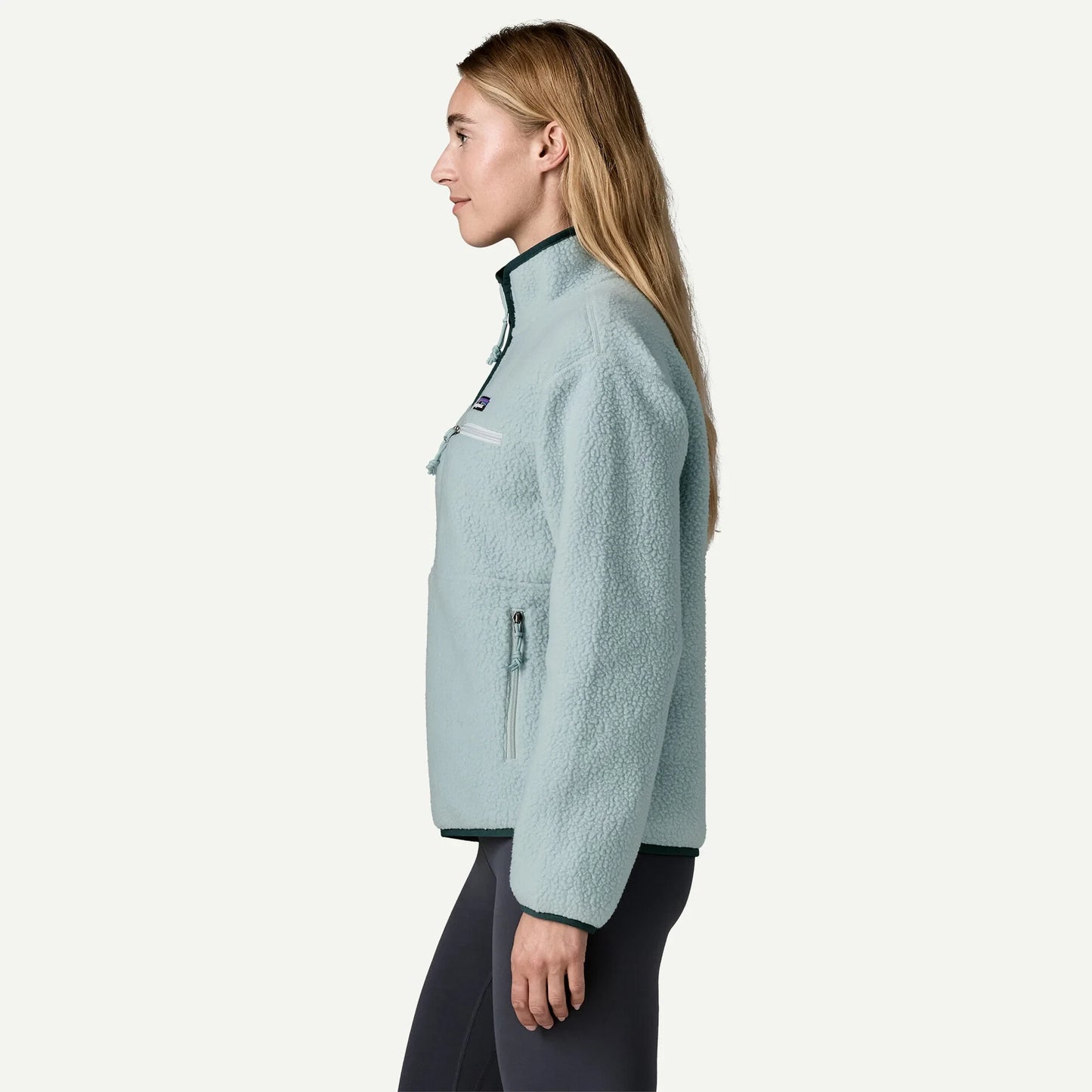 Women's Retro Pile Marsupial Fleece Pullover - US 8326