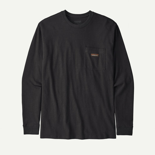 Men's Long-Sleeved Work Pocket T-Shirt - US 3726