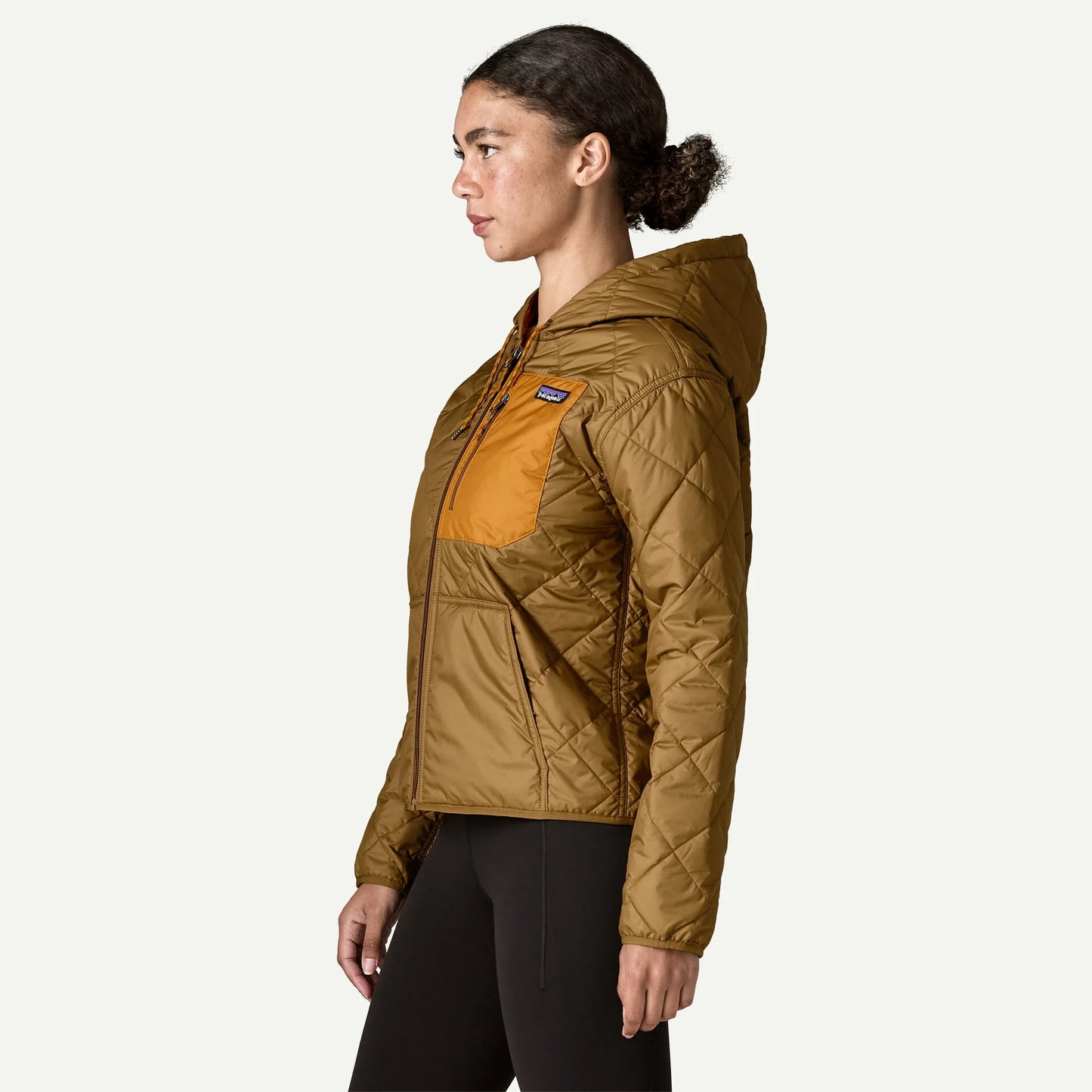 Women's Diamond Quilted Bomber Hoody - US 2483