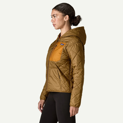 Women's Diamond Quilted Bomber Hoody - US 8259