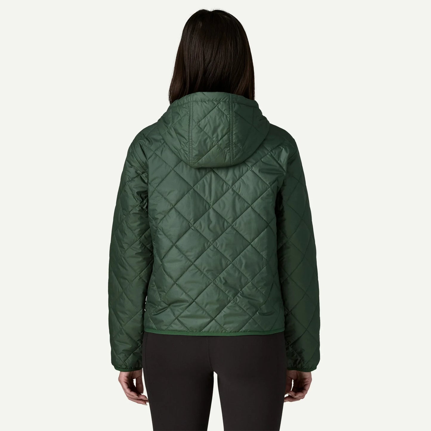 Women's Diamond Quilted Bomber Hoody - US 4924