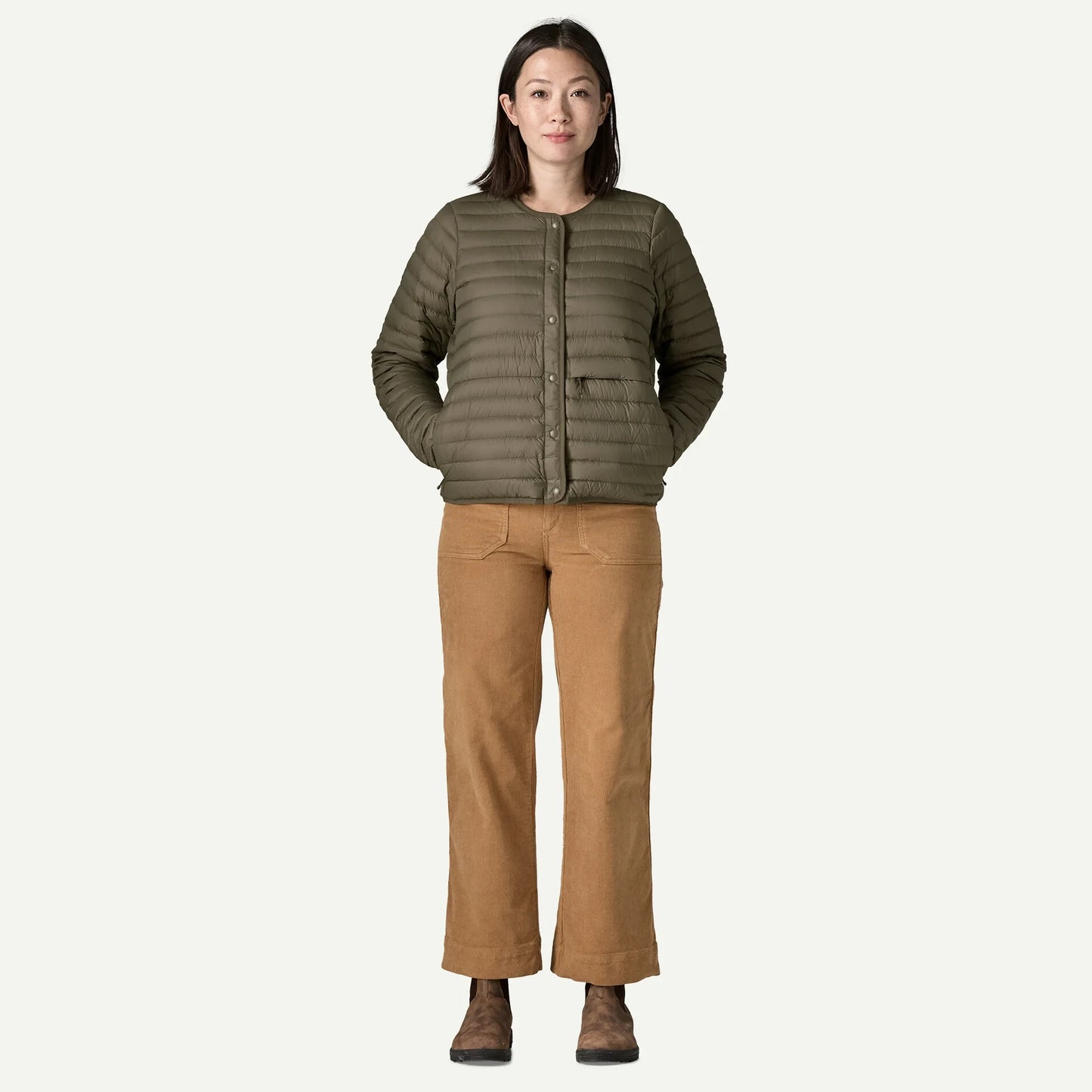Women's Lightweight Reversible Down Sweater™ Cardigan - US 6345