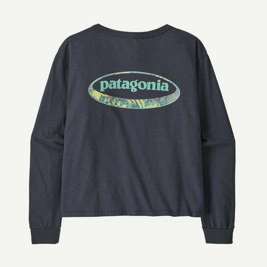 Women's Long-Sleeved '95 Oval Logo Easy-Cut T-Shirt - US 4293