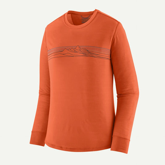 Women's Long-Sleeved Capilene® Cool Merino Blend Graphic Shirt - US 0732