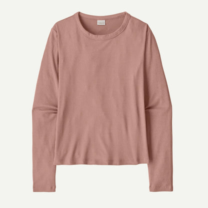 Women's Long-Sleeved Rib-Knit Top - US 4440