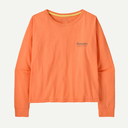 Women's Long-Sleeved Water People Banner Easy-Cut T-Shirt - US 3359
